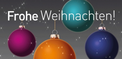 Frohe Weihnachten!